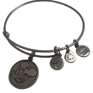 Alex and Ani Disney Mickey Mouse Silver Charm Bangle Bracelet 2013